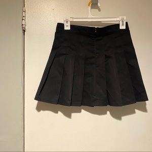 Black tennis skirt